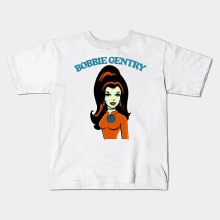 Bobbie Gentry / Retro Style Fan Design Kids T-Shirt